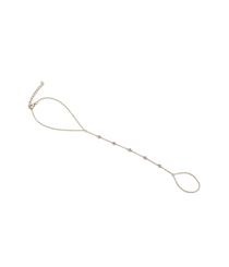 Elsa Hand Chain gold hand jewelry with ring, Bloom Jewelry