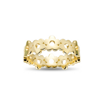 The Flower Ring gold vermeil floral ring, Bloom Jewelry