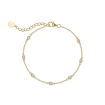 Seeing Stars gold vermeil chain bracelet, Bloom Jewelry