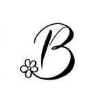 Bloom B monogram with flower - FINAL