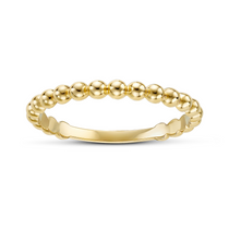 The Marie Ring 10k solid gold band, Bloom Jewelry